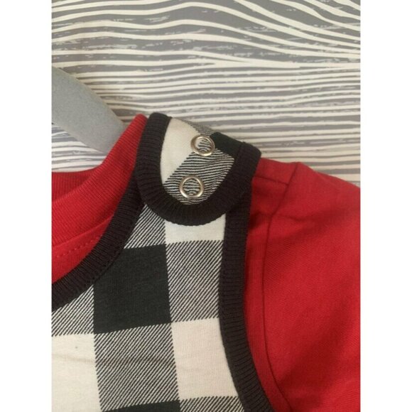 HA Buffalo Check Overall Set 3T NWT - Picture 4 of 9